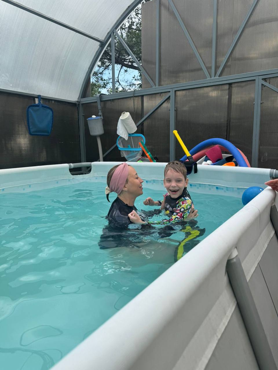 У Изотова Вани закончился курс реабилитации в «Школе АФК имени Добежиных»